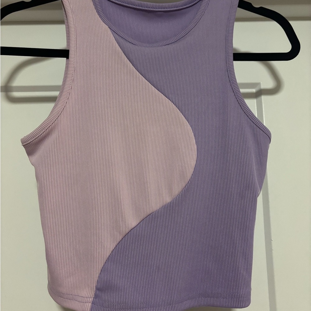 Colorblock Ribbed Tank Top